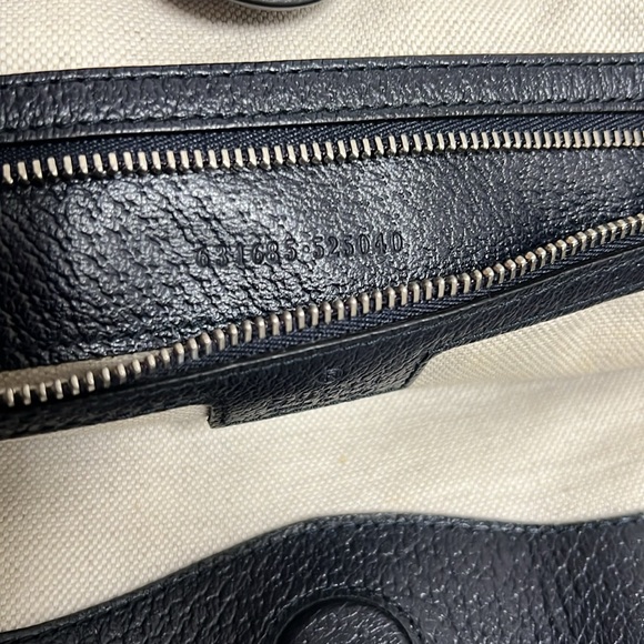 Gucci Ophidia Medium Tote Bag - Beige and Blue Supreme - Picture 13 of 16